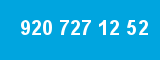 920 727 12 52 920 727 12 52